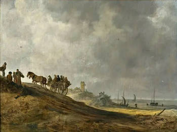View on the Beach, Jan van Goyen