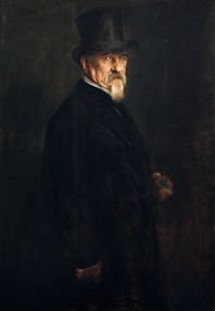 Portrait of Giovanni Morelli, VOn Lenbach