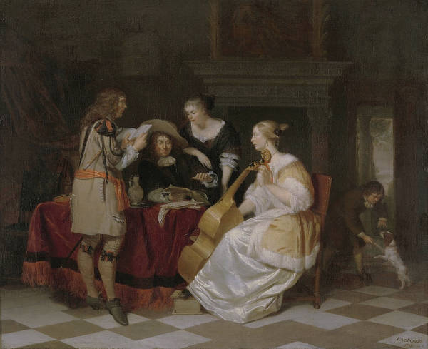 A Musical Company, Jan Verkolje