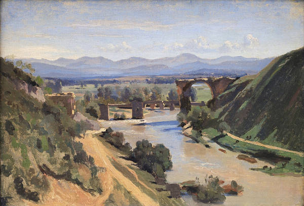 The Bridge at Narni, Corot