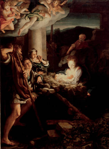 Nativity (Adoration of the Shepherds) , Correggio