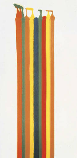 Pillar of Fire, Morris Louis