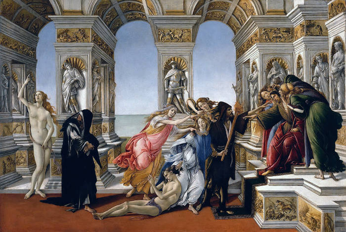 Calumny of Apelles, Sandro Botticelli