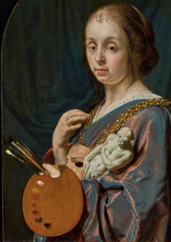 Pictura (An Allegory of Painting), Frans van Mieris