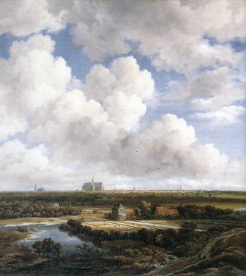 View of Haarlem with Bleaching Fields, Jacob van Ruisdael