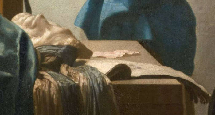 The Art of Painting (detail), Jphnnes Vermeer