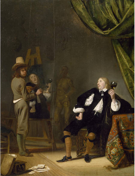 Artist in His Studio, Simon Kick