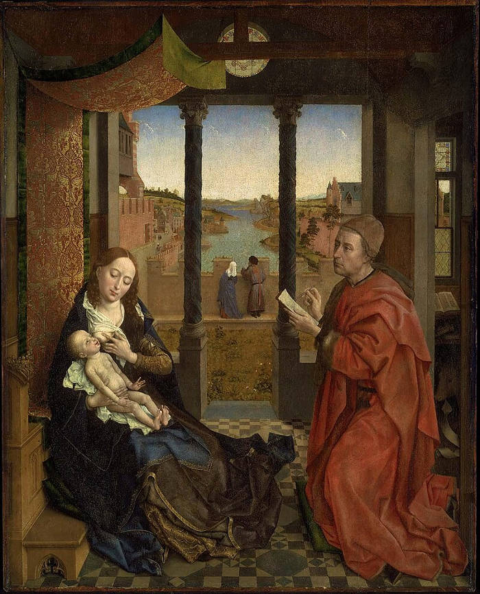 Saint Luke Drawing the Virgin, Rogier van der Weyden