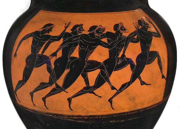 Terracotta Panathenaic Prize Amphora