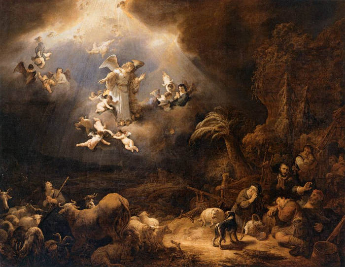 Announcing the Birth of Christ to the Shepherds, Govert Flink