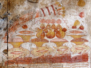 Offerings in the Hall of Barques at Abydos