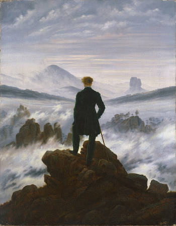 Wanderer above the Sea of Fog, Caspar David Friedrich