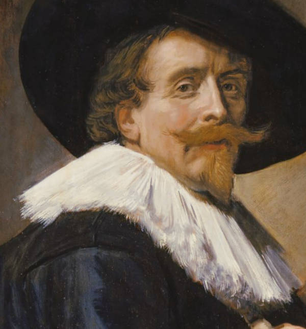 Portrait of a Man (detail), Frans Hals