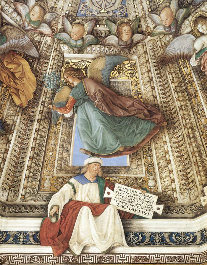 Angel Holding an Instrument of the Passion, Melozzo da Forli