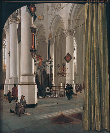 Van Vliet, Interior of the Oude Kerk, Delft