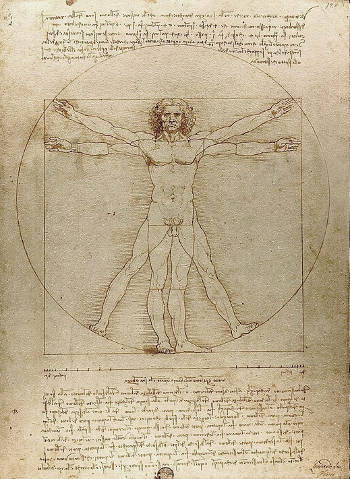 Leonardo da Vinci. The Vitrurias Man