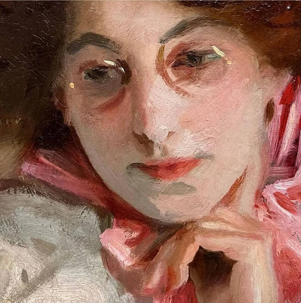 Hylda, Almina and Conway Wertheimer (detail), Johan SInger Sargent