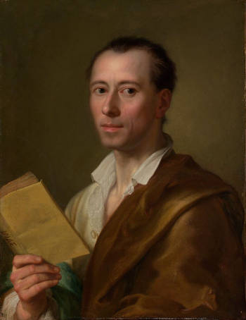 Portrait of Winckelmann, Rudolph Mengs