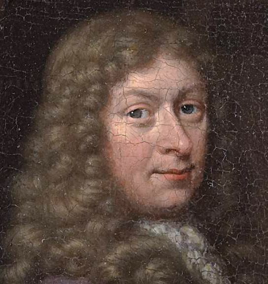 Michiel van Musscher, Self Portrait _detail of face)