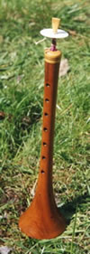 A reconstruction of a medium-sized zurna.