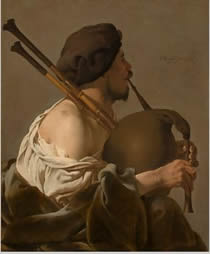 Bagpipe Player, Hendrik Ter Brugghen