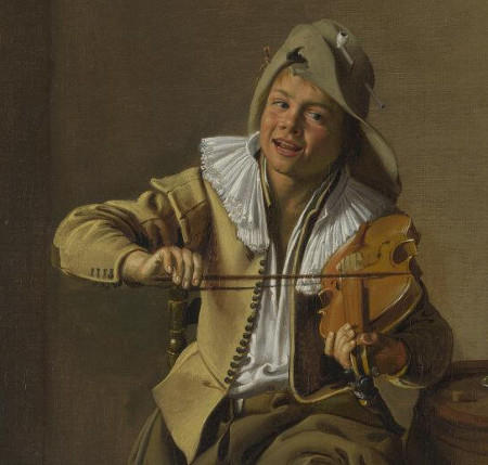 Two Boys and a Girl making Music, Jan Miense Molenaer