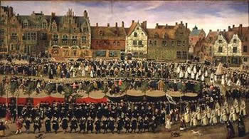 La Procession des Pucells du Sablon, Antoine Sallaert