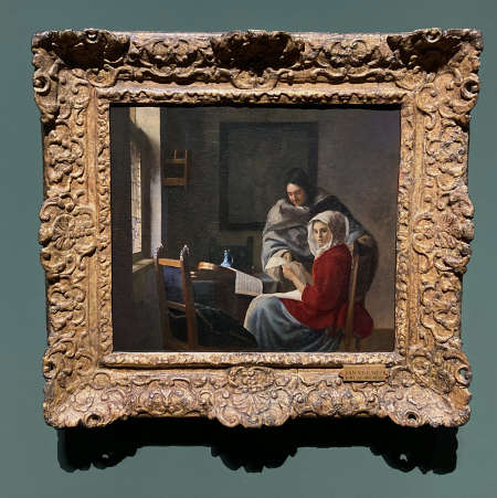Girl Interrupted in her Music, by Johannes Vermeer
