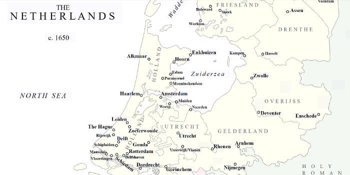 Interactive Map of Netherlands Slide