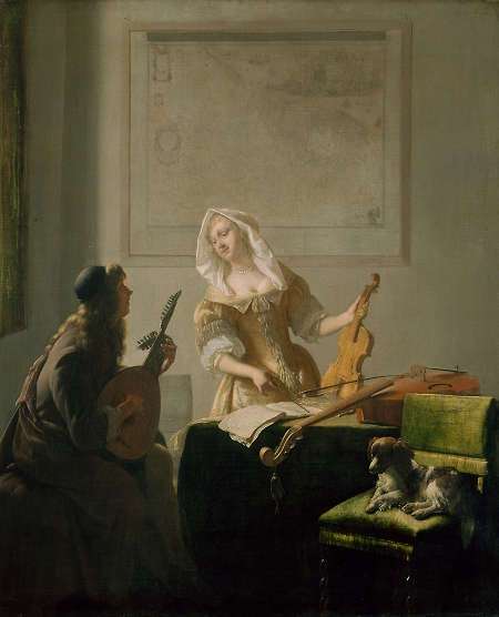 Jacob Ochtervelt, The Music Lesson