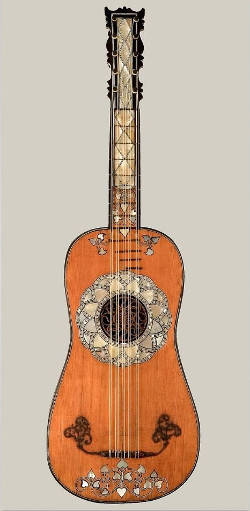 17th-century guitar, Domenico Sellas