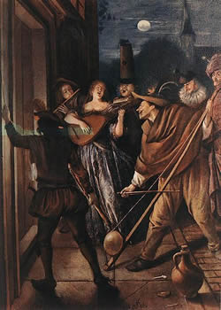 Nocturnal Searande, jan Steen