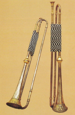 Two "Standestrompeten"