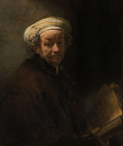 Rembrandt van Rijn, Self Portrait as Saint Paul
