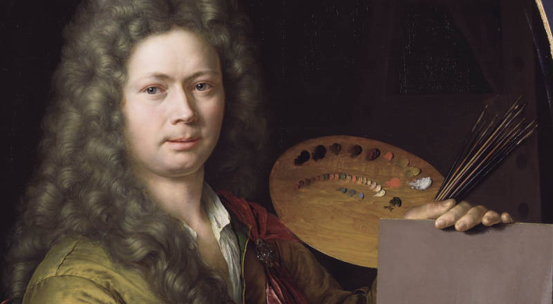 A Painter in his Studio (detail), Anonomous pupil of Rembrandt van Rijn
