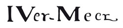 facsimile of signature of Johannes Vermeer's The Art of Painting