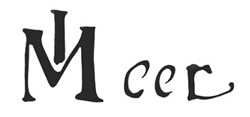 facsimile of signature of Johannes Vermeer's WOman with a pearl Necklace
