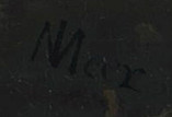 signature of Johannes Vermeer's LAdy Writing a Letter with her Maid