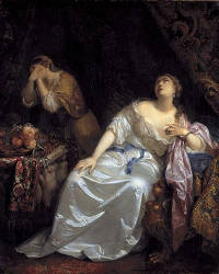 The Death of Cleopatra, Caspar Netscher