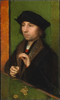 A Man Weighing Gold