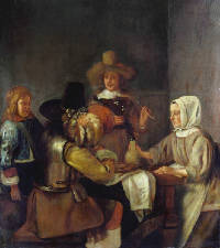 The Oyster Breakfast, Hendrick van der Burch