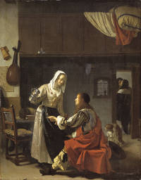 Brothel Scene, Frans van Mieris