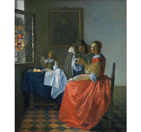 The Girl with a Wine Glass