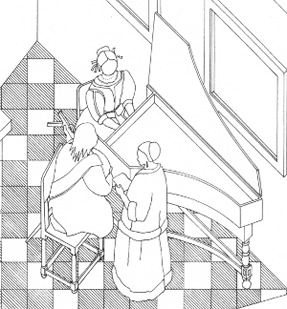 Detail of an axonometric view