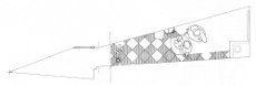 Plan view of The Love Letter by Johannes Vermeer (drawing by Philip Steadman)