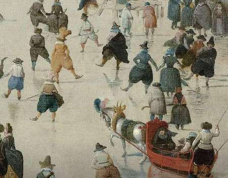 Winter Landscape with Ice Skaters, Hendrick Avercamp