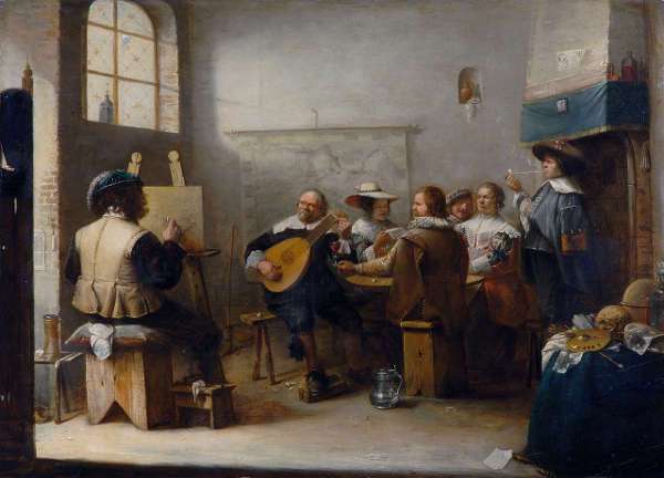The Painter's Studio, Joos van Craesbeeck