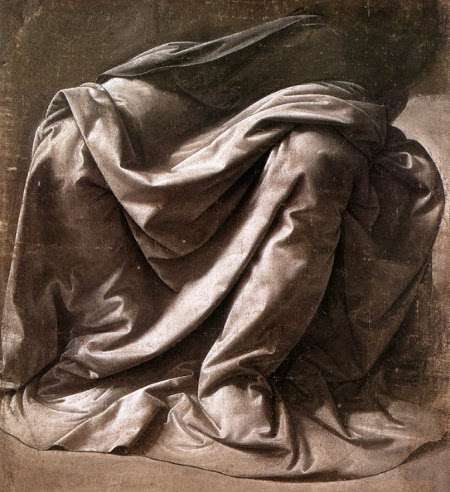 Drapery Study, Leonardo da Vinci