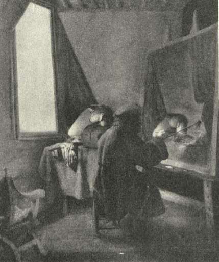 >A Painter in His Studio, Jacob van Spreeuwen