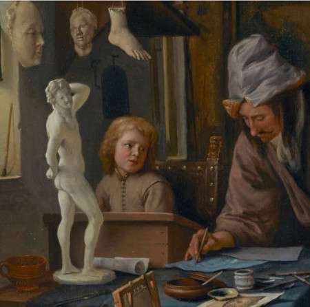 The Drawing Lesson, Jan Steen